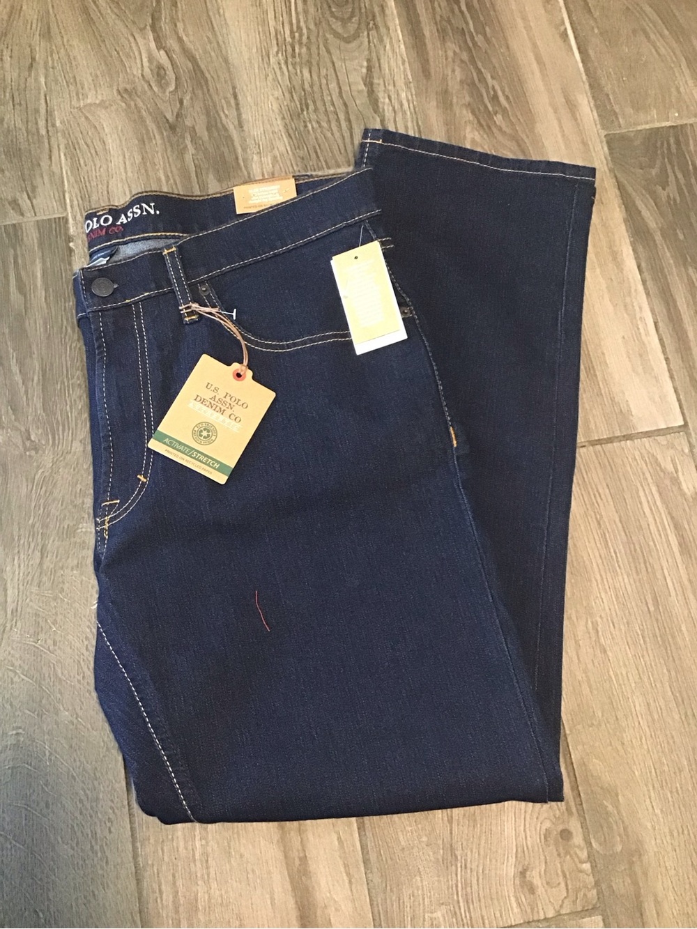 U.S. Polo Assn. Men’s Navy Blue Bootcut Jeans